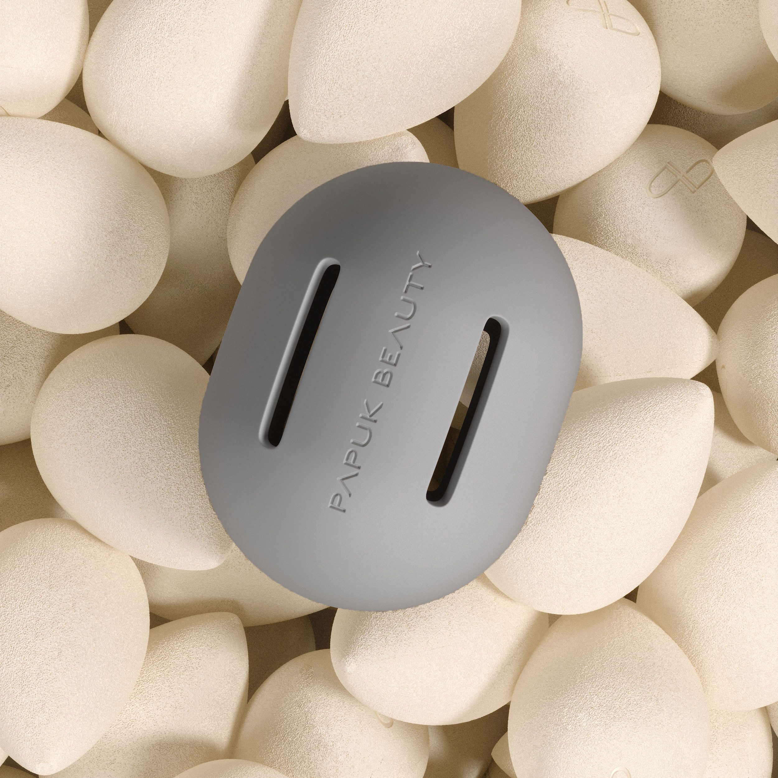 Силиконовый футляр для спонжа, серый (grey)