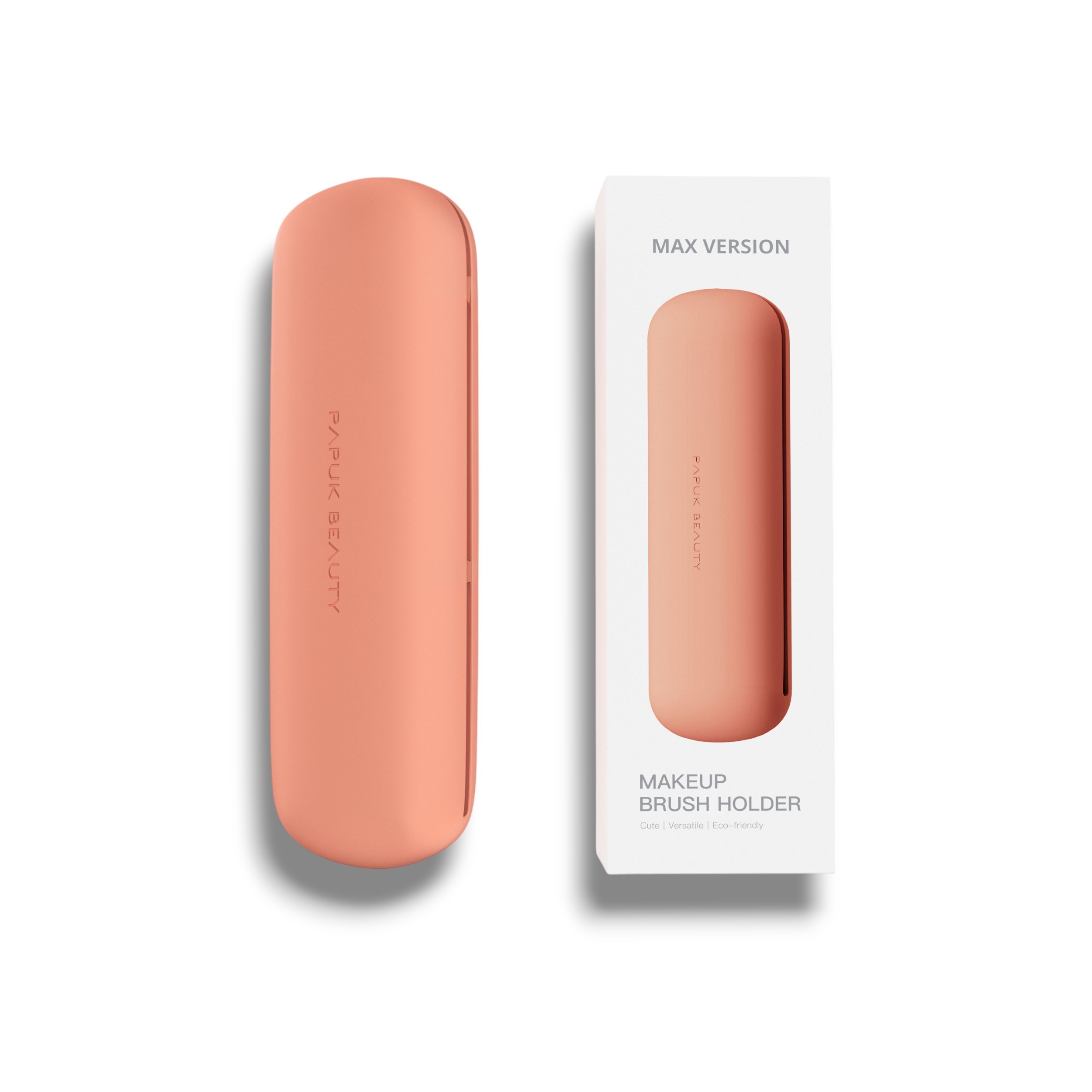 Силиконовый чехол для кистей МАХ, персиковый (peach)