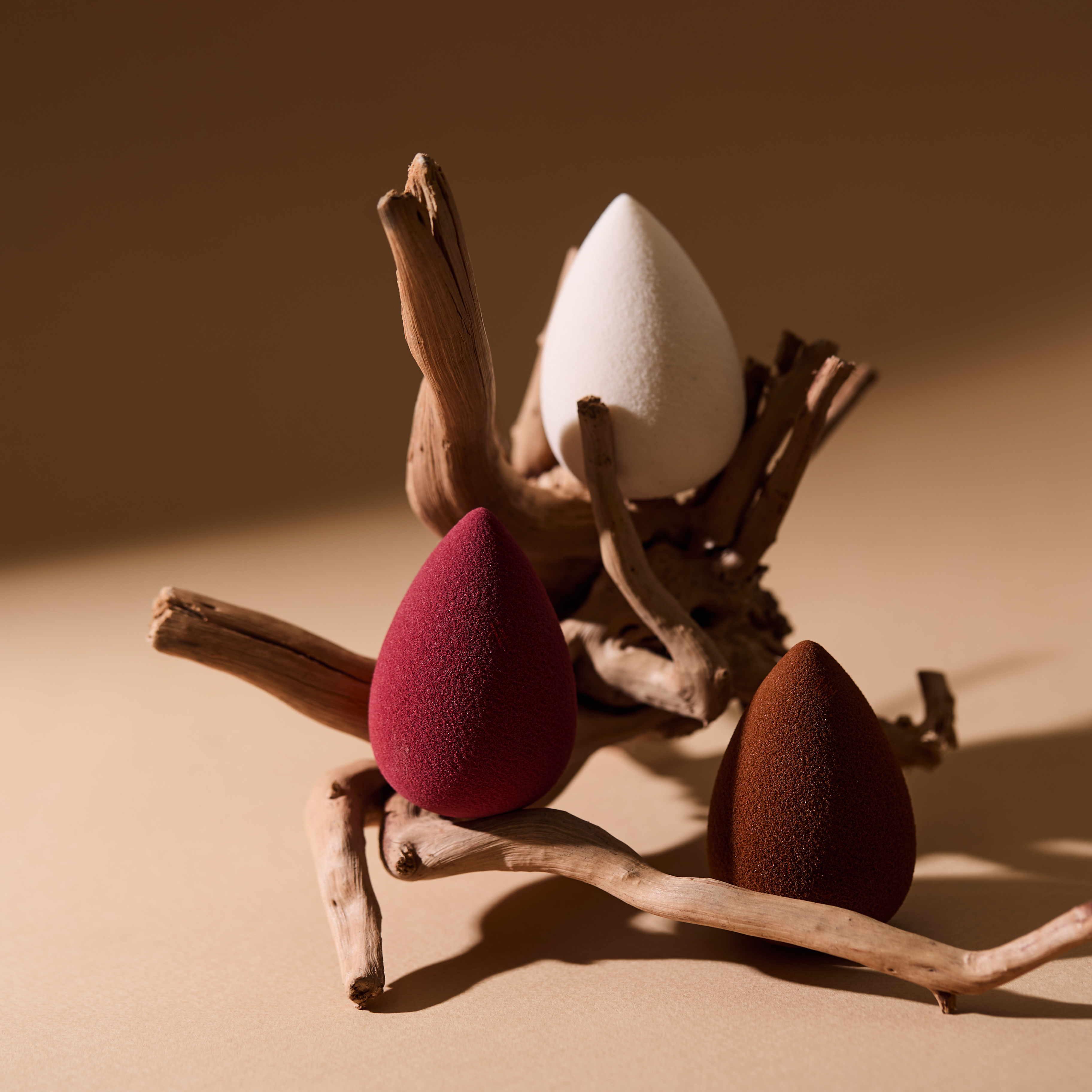 Косметический спонж для макияжа, шоколадный