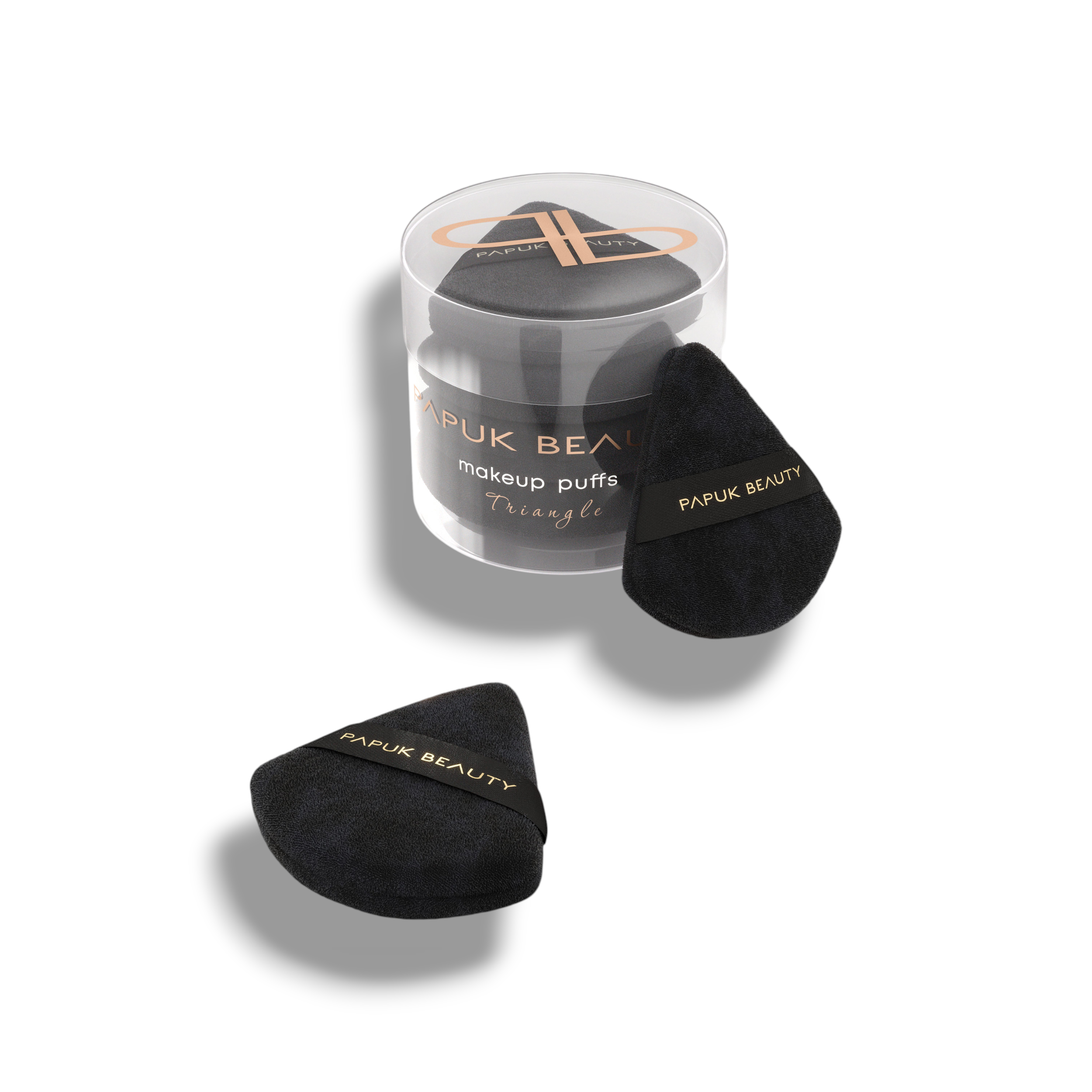 Пуховки для пудры треугольной формы