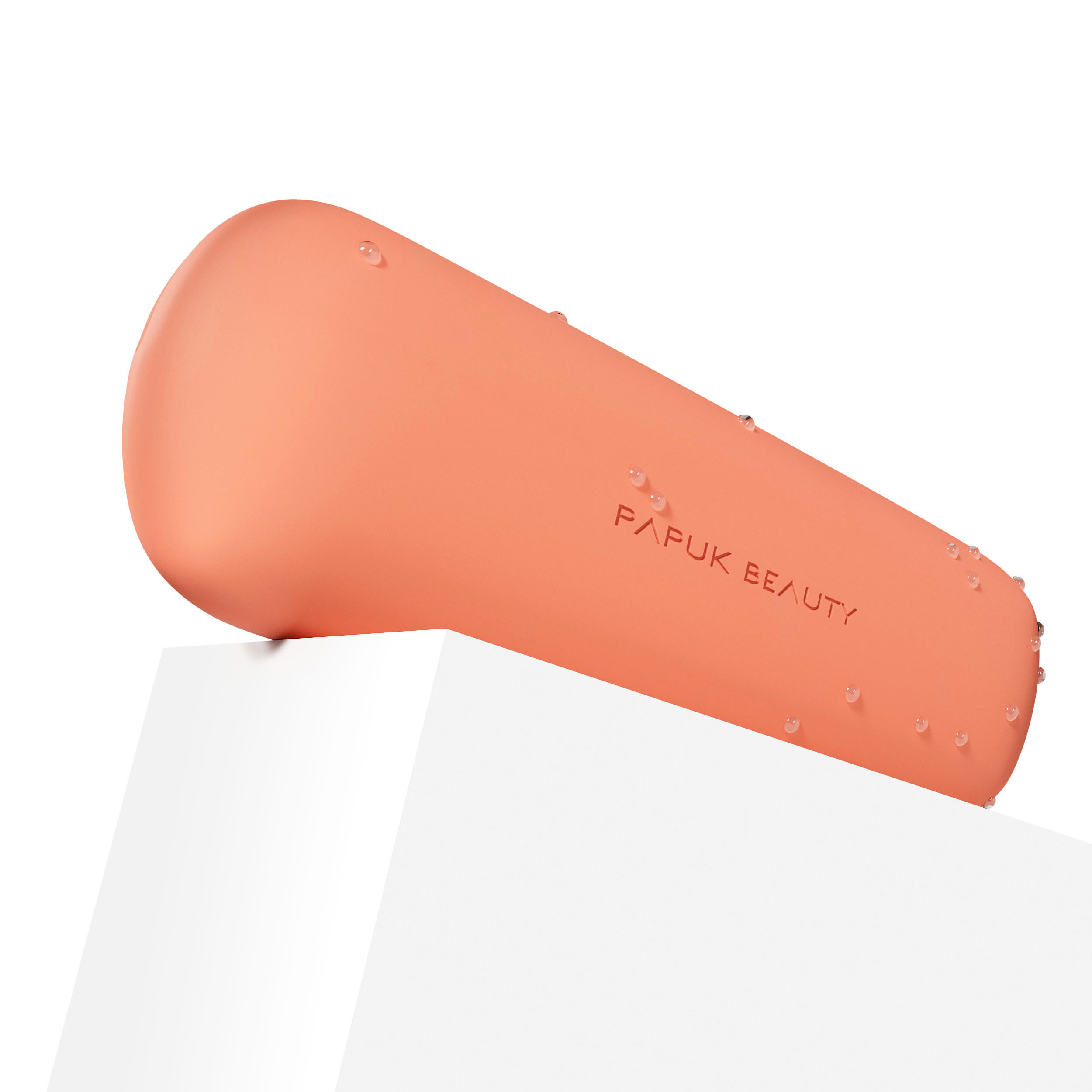 Силиконовый чехол для кистей МАХ, персиковый (peach)