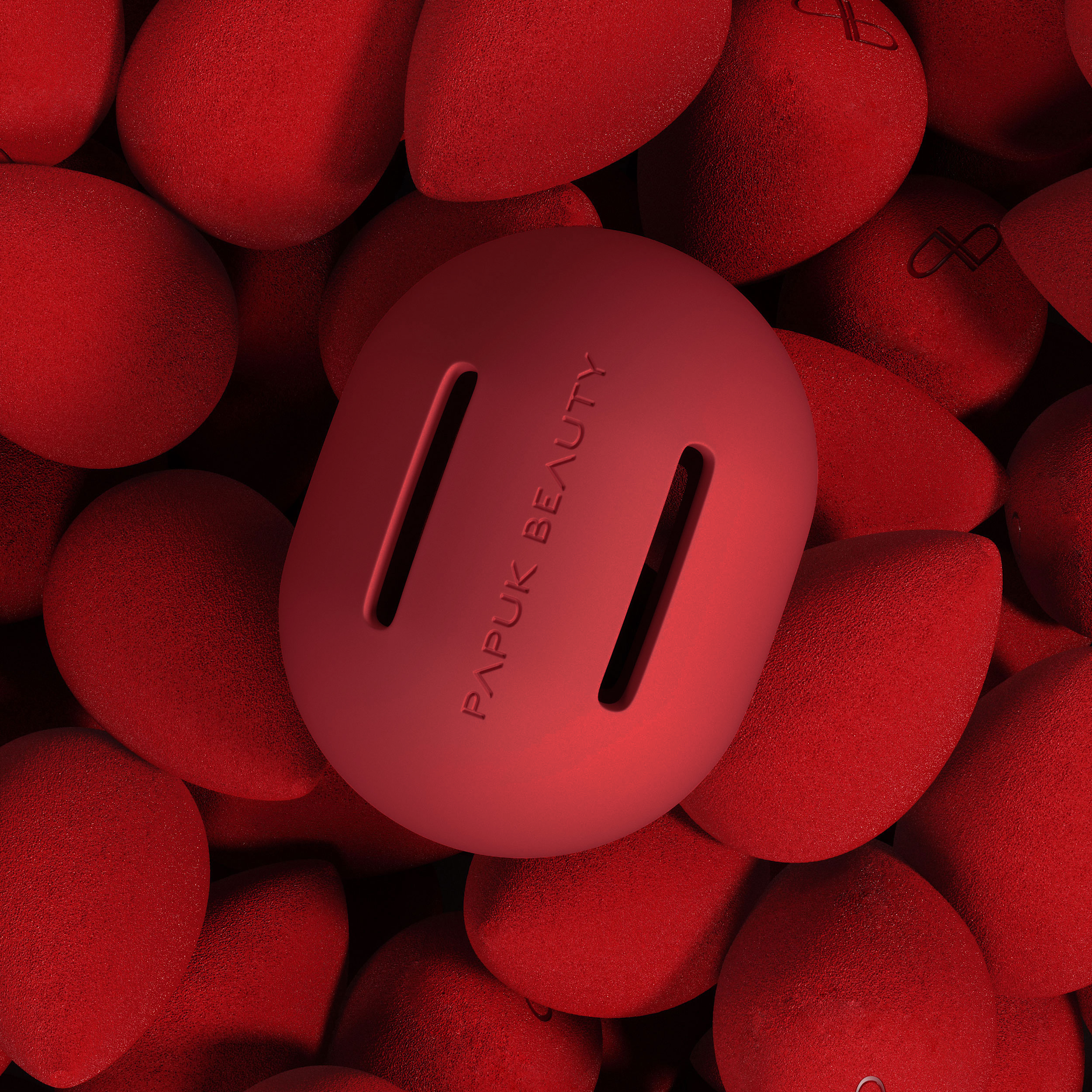 Силиконовый футляр для спонжа, маджента (magenta)