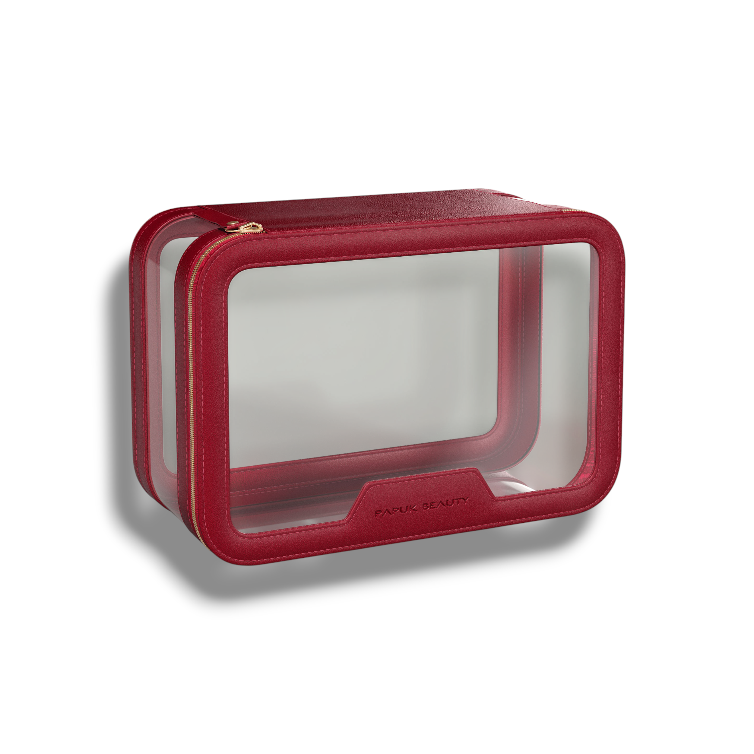 Базовая прозрачная косметичка, маджента