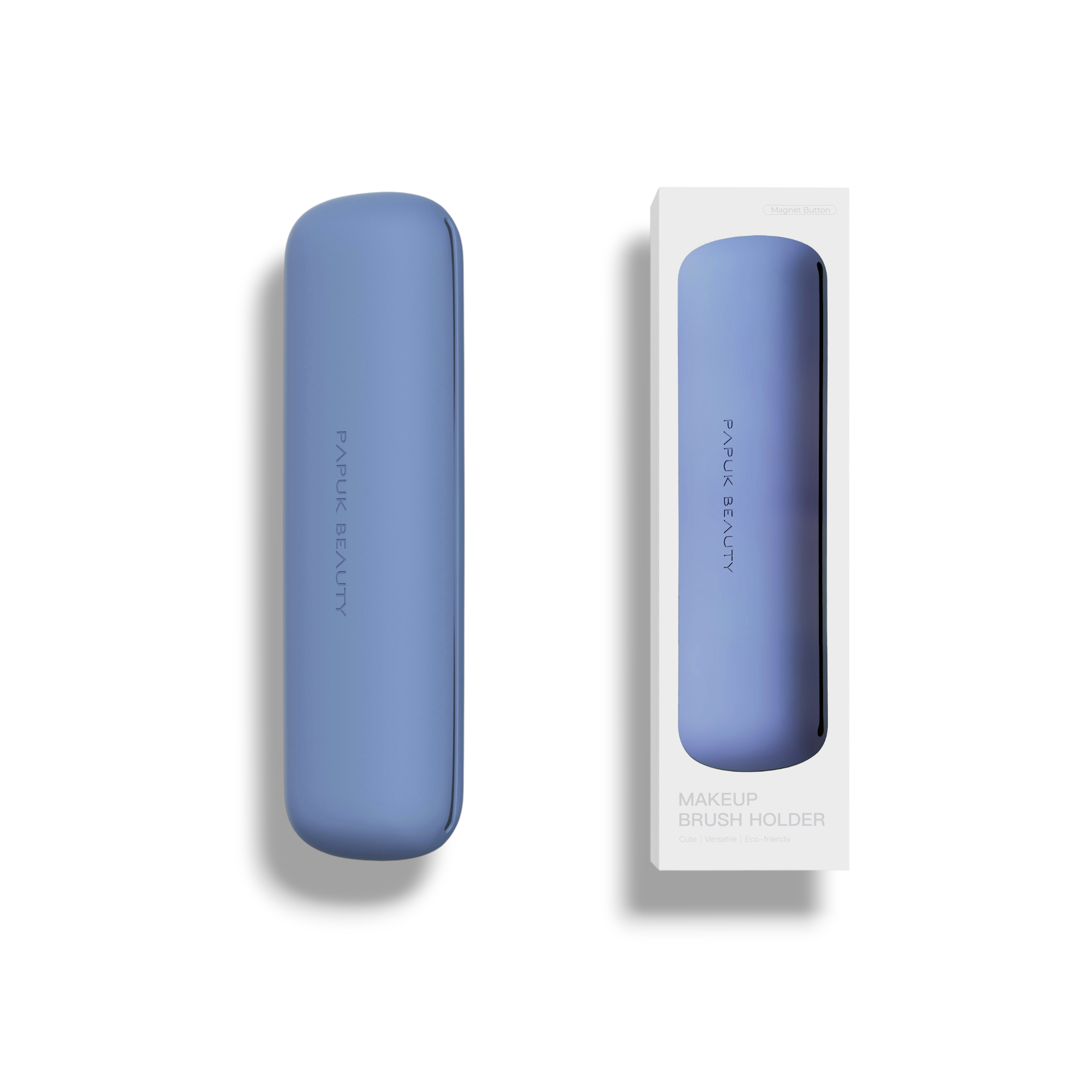 Силиконовый чехол для кистей, синий бархат (blue velvet)