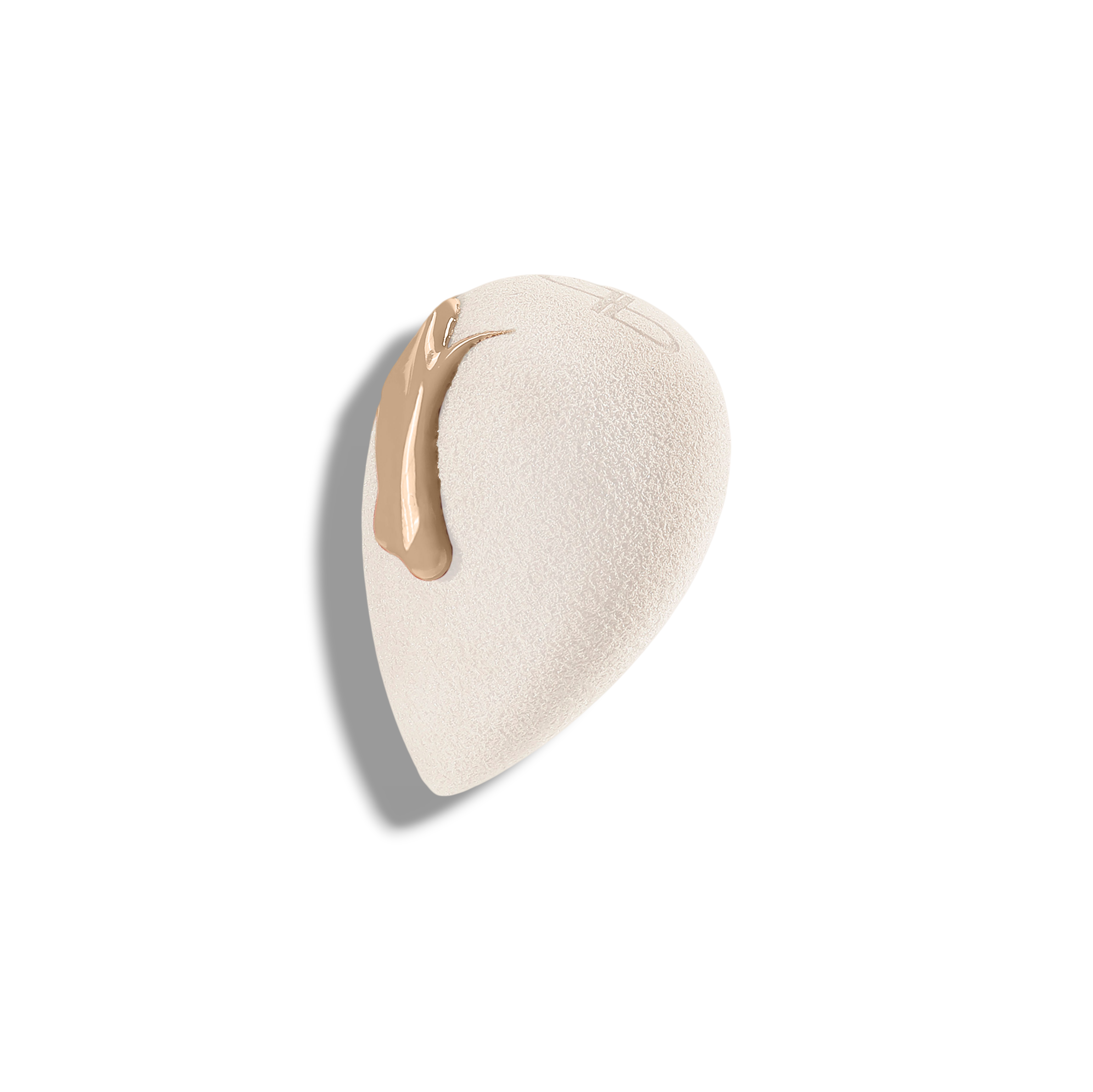 Косметический спонж для макияжа, молочный