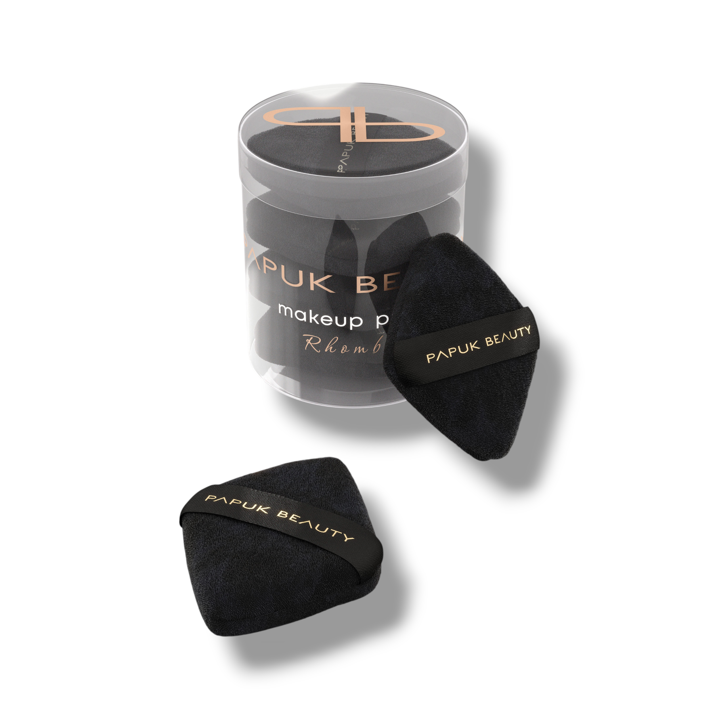 Пуховки для пудры ромбовидной формы