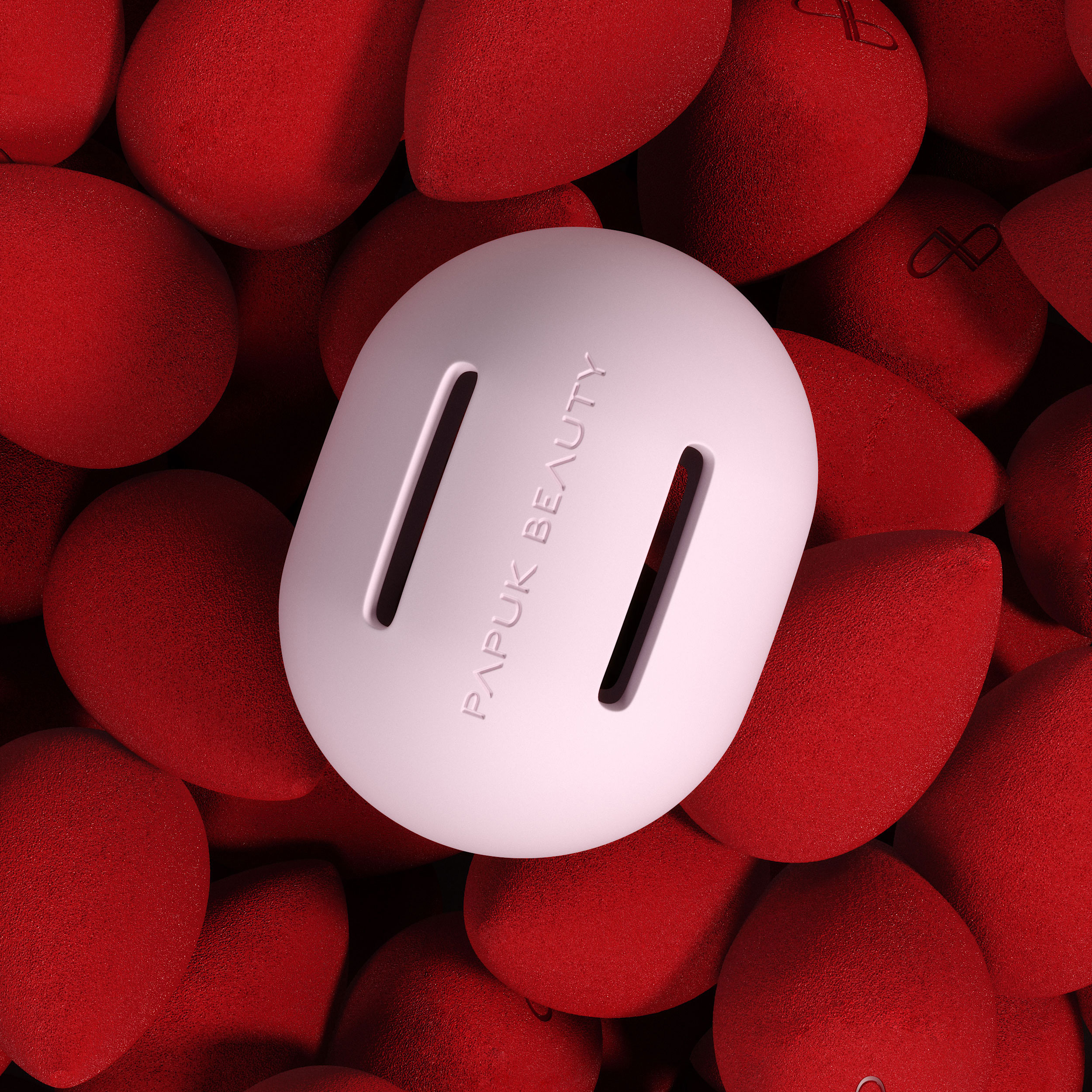 Силиконовый футляр для спонжа, розовый (rose)