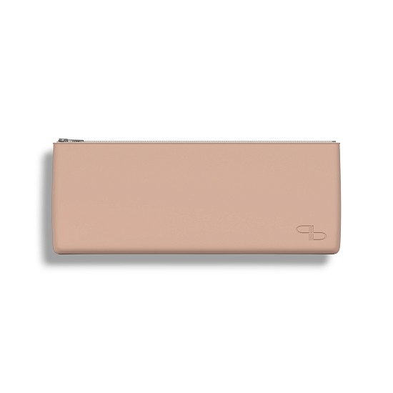 Органайзер для косметики на молнии, бежевый (beige)
